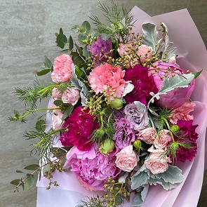 MD49 康乃馨牡丹母親節花束 (上環店自取) (SOLD OUT)